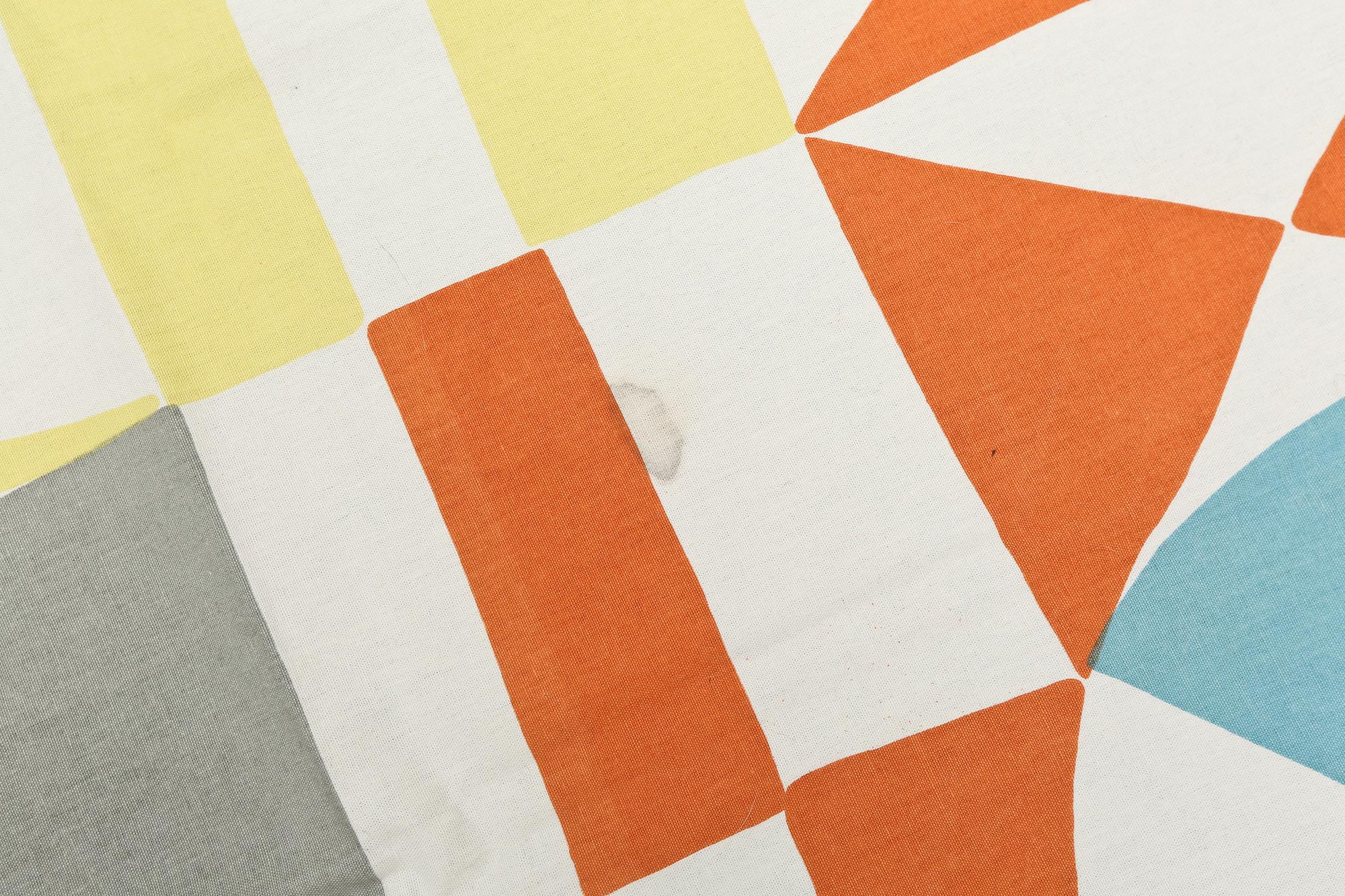 TYG, bomull, "Bows", design Josef Frank för Almedahls, 1900/2000-tal.