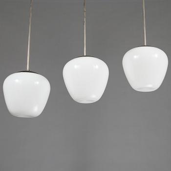 Gunnel Nyman, Three 1940's '81003' pendant lights for Idman.