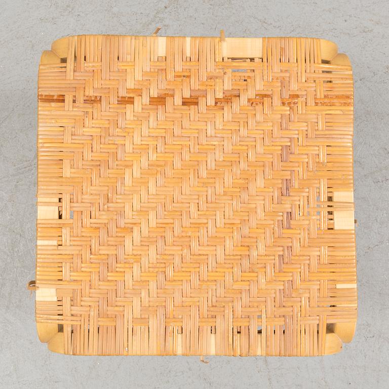 A pair of 1950s / 60s Alvar Aalto Y 61 stools.