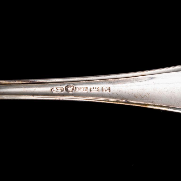 BESTICKUPPSÄTTNING, 23 delar, "Chippendale", silver, Kultakeskus 1950-2004. Silvervikt ca 889 g.