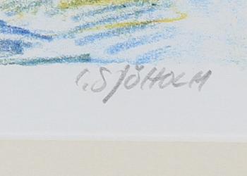 CHARLES SJÖHOLM, serigrafier, 2 st, sign och numr 85/320 resp 216/320.