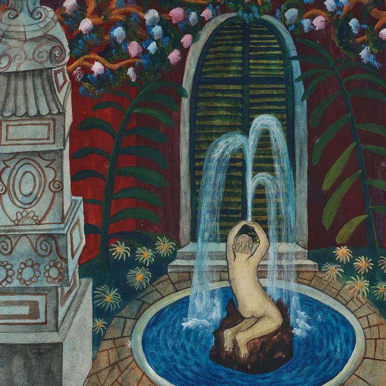 Mårten Andersson, Bath in the fountain.