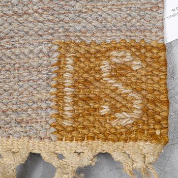 Ingegerd Silow, a carpet, flat weave, ca 240 x 175,5 cm, signed IS.