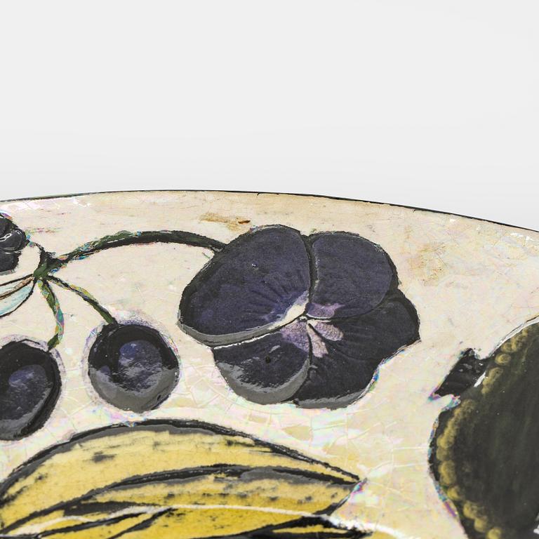Birger Kaipiainen, Decorative dish, ceramic, signed Kaipiainen.