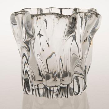TAPIO WIRKKALA, A SIGNED GLASS VASE 'Stump' ('Kalvolan kanto'), model 3241, signed Tapio Wirkkala -57.
