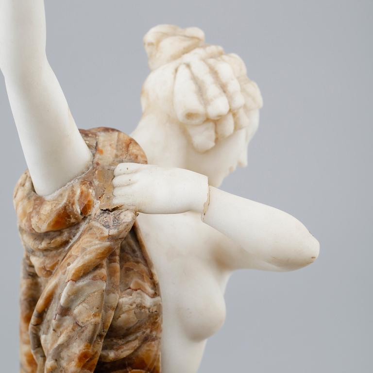 ERNST SEGER, efter, skulptur, alabaster signerad E Seger.