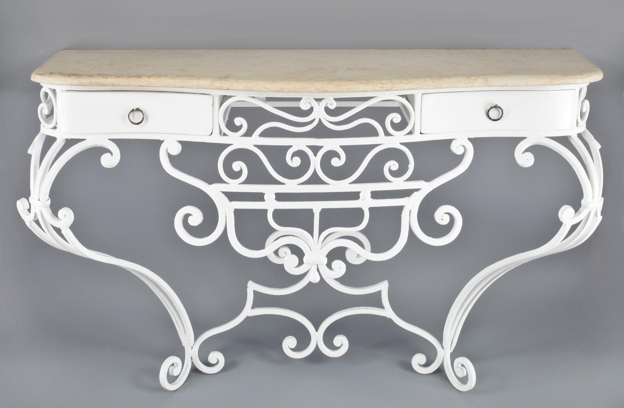 KONSOLBORD, smidesjärn, 1900-talets första hälft.