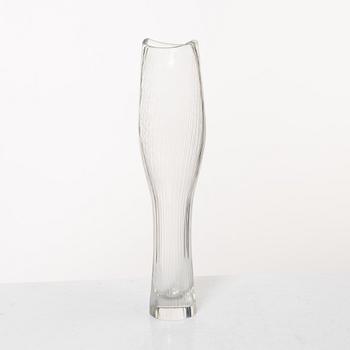 Tapio Wirkkala, a glass vase, model "3545", Iittala, Finland 1950s.