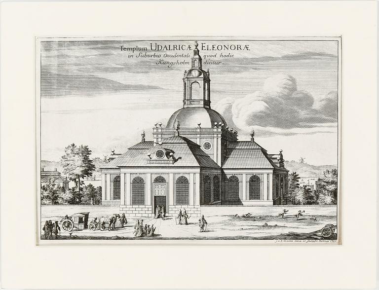 GRAVYR, Erik Dahlberg - J. van der Aveelen,  Stockholm, ca 1703.