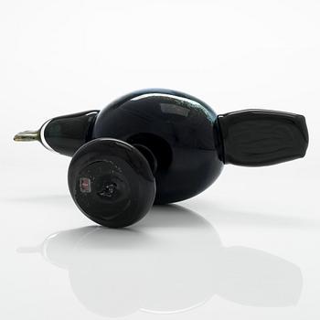 Oiva Toikka, Lasilintu "Jalohaukka". Signeerattu Oiva Toikka Nuutajärvi.