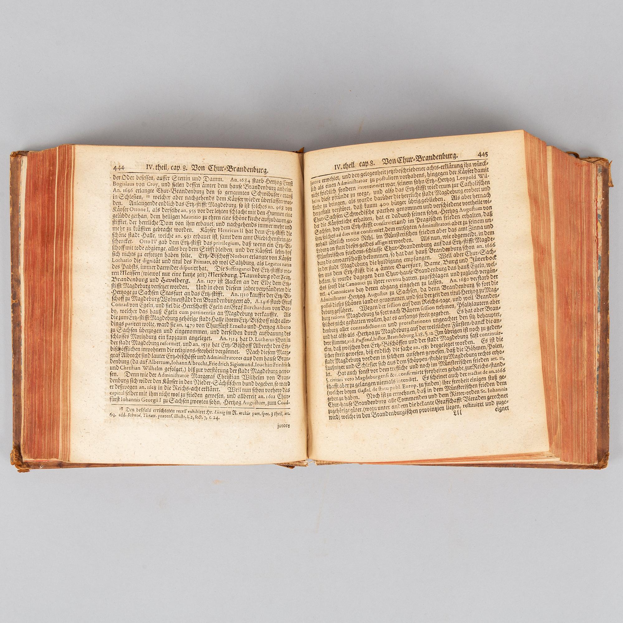 History of the Holy Roman Empire, 1715.