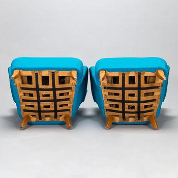 Ilmari Lappalainen, a pair of mid-20th-century 'Laila' armchairs for Asko, Finland.
