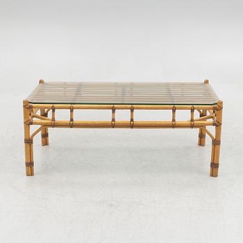 A coffee table and a pair of armchairs, Sweden, second half of the 20th century.