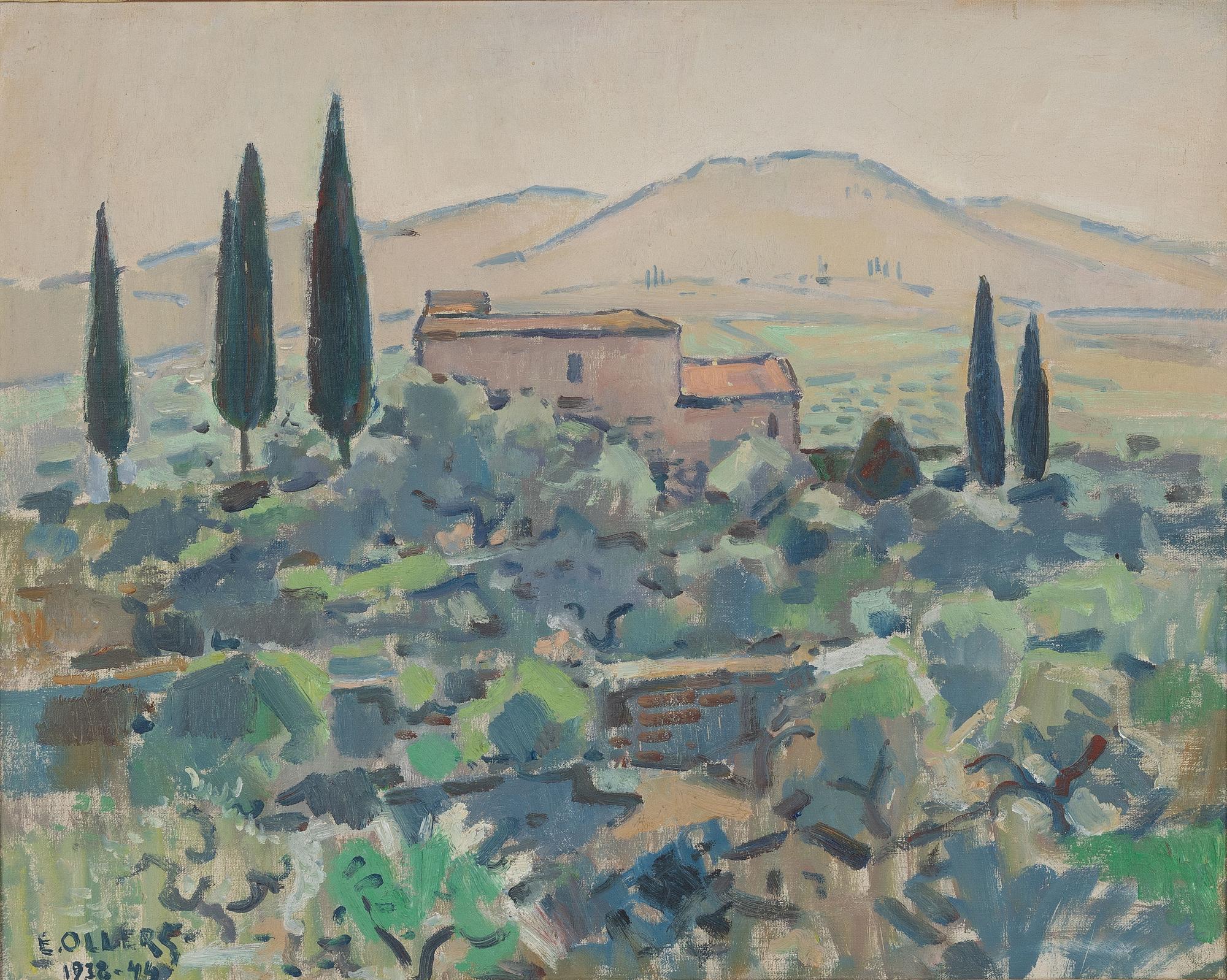 Edvin Ollers, Southern Landscape.