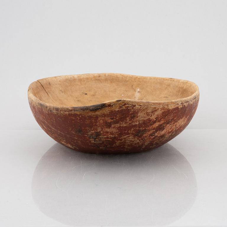 A bowl, dated 1851.