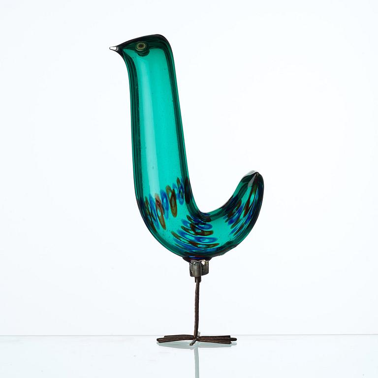 Alessandro Pianon, a 'Pulcino' glass bird, Vistosi, Italy 1960's.