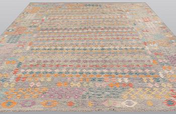 A carpet, Kilim, ca 390 x 314 cm.