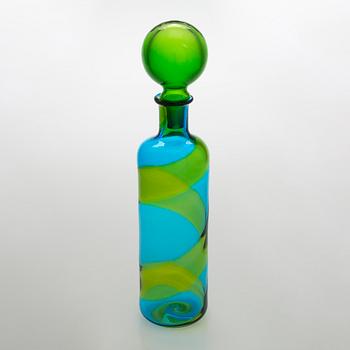 Tapio Wirkkala, A 'Coreano' glass carafe for Rosenthal 1979.