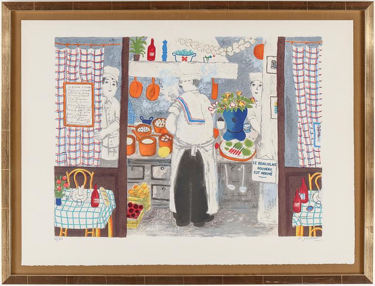 LENNART JIRLOW, färglitografi, signerad och numrerad 120/310.