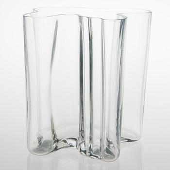 A glass vase, second half of 20th Century.