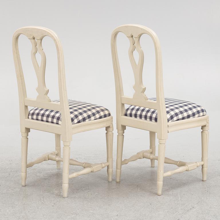 Twelve "Hallunda" chaira from IKEA's 18th century series, 1990's.