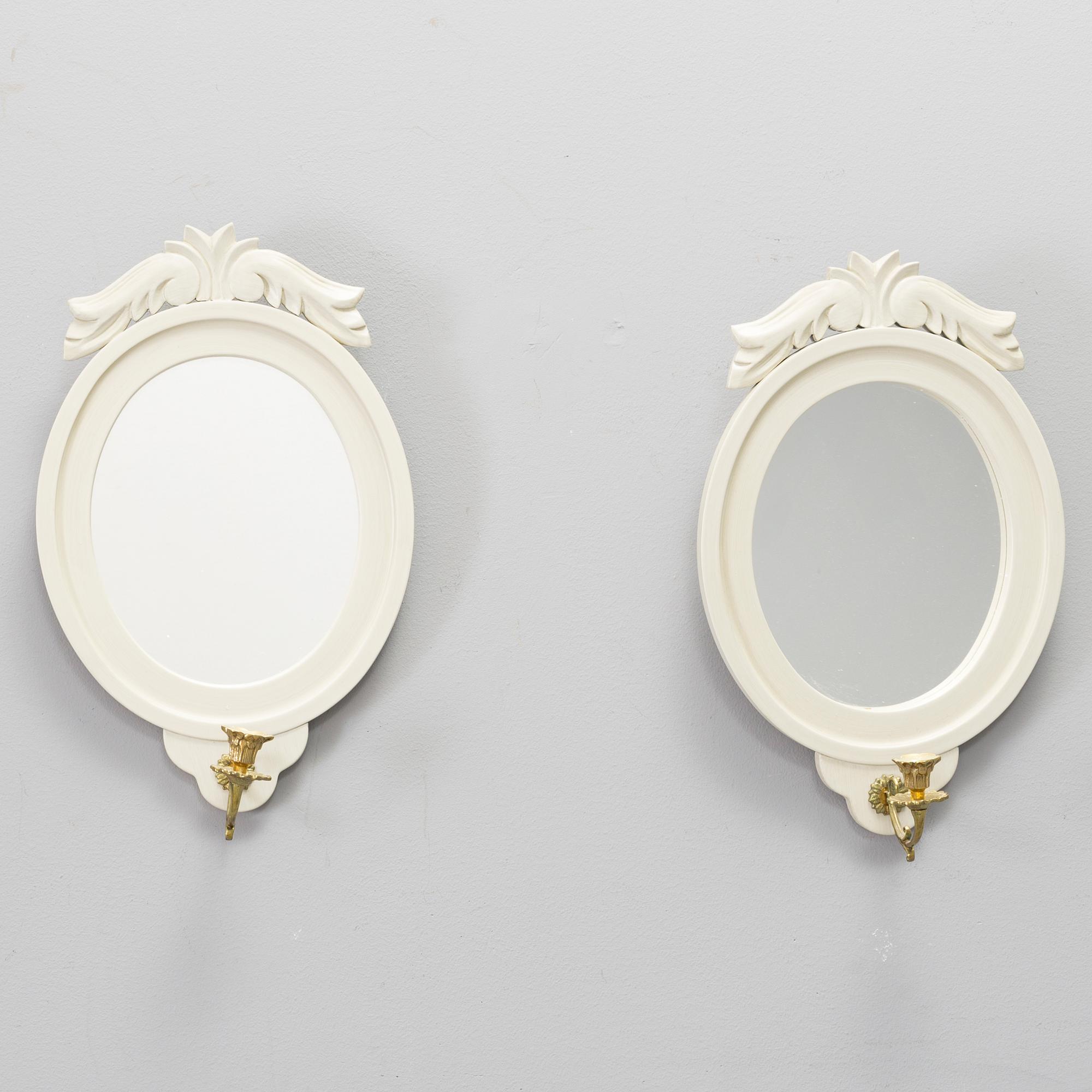 A pair of wall sconces, Åmells möbler, Gamla Sverige. Late 20th / early 21th century.