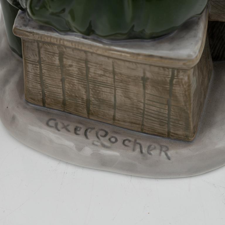 Figuriner, 4 st, porslin, Bing & Grøndahl, Danmark.