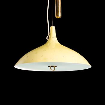 PAAVO TYNELL, A CEILING LIGHT. Marked A 1965. Manufactured by Taito.