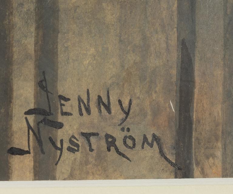 Jenny Nyström, The fanfare.
