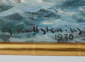 GOTTFRID KALLSTENIUS, oil on canvas, signed and dated 1930.