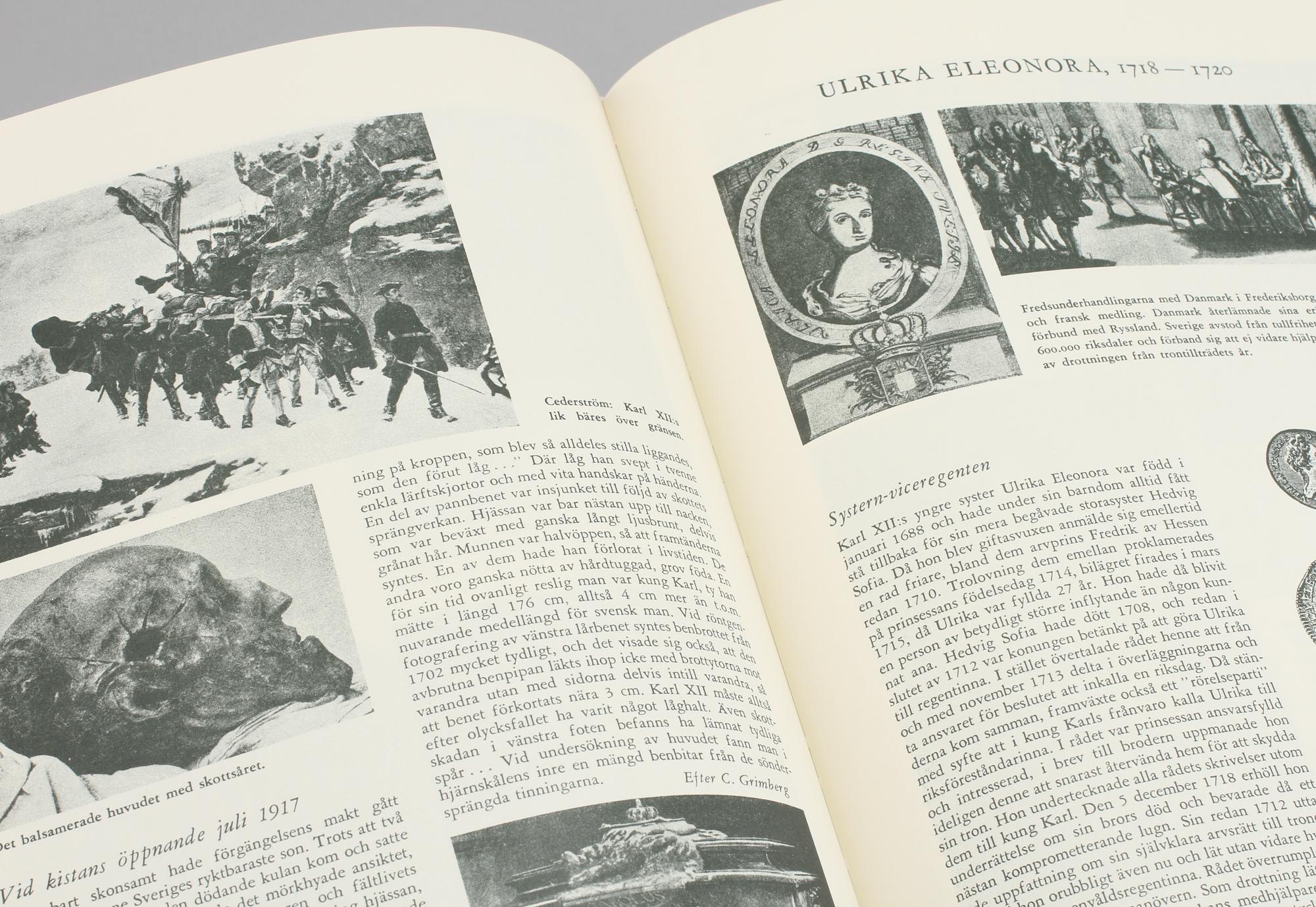 BOK, "Våra Kungar", Åke Ohlmarks, Stureförlaget AB, Stockholm, 1972.