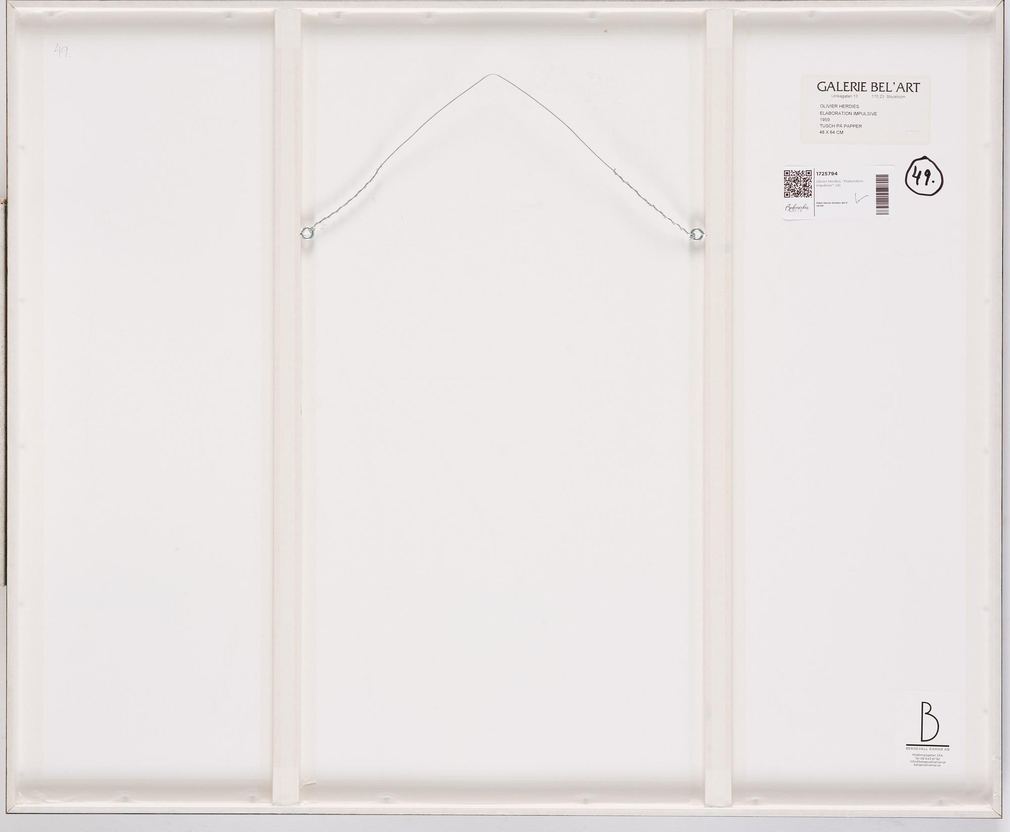 Olivier Herdies, "Elaboration impulsive".