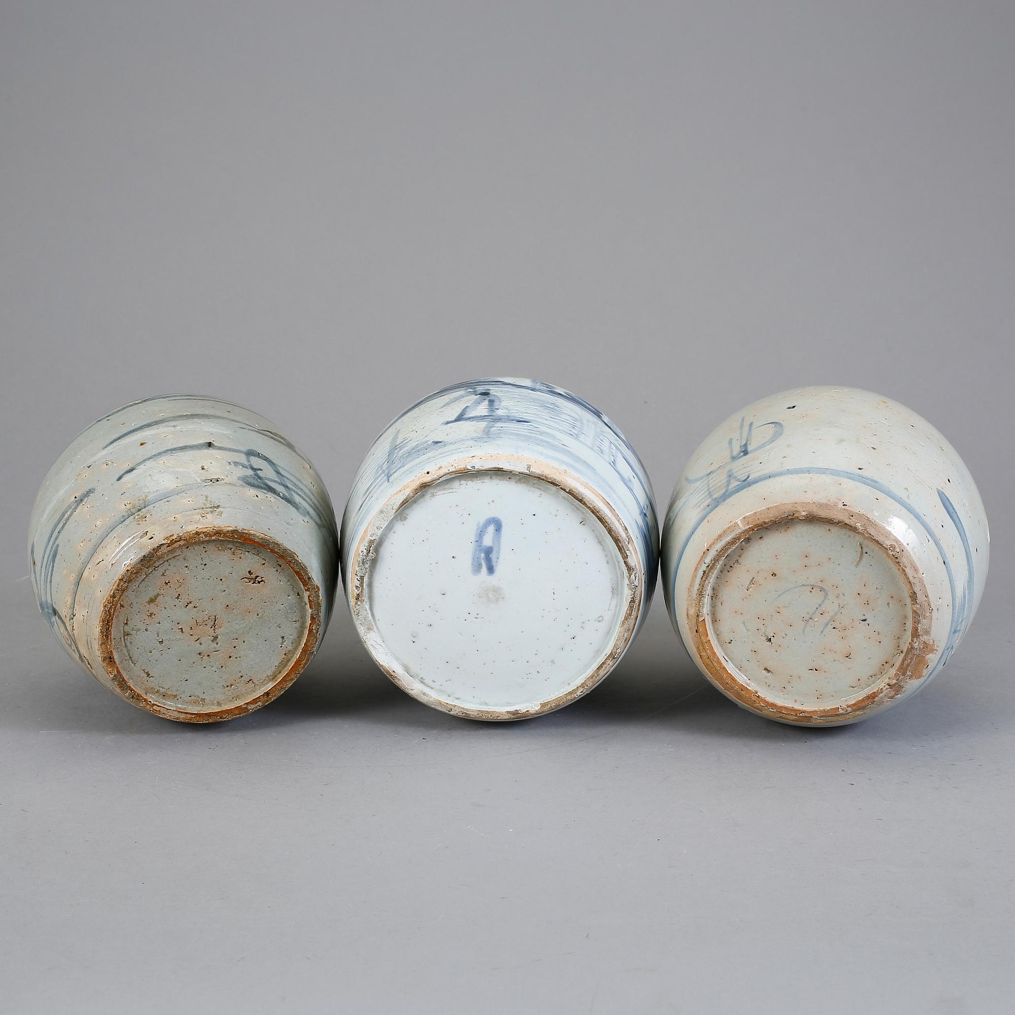 BOJANER, lergods, 3 st. 1800-tal.
