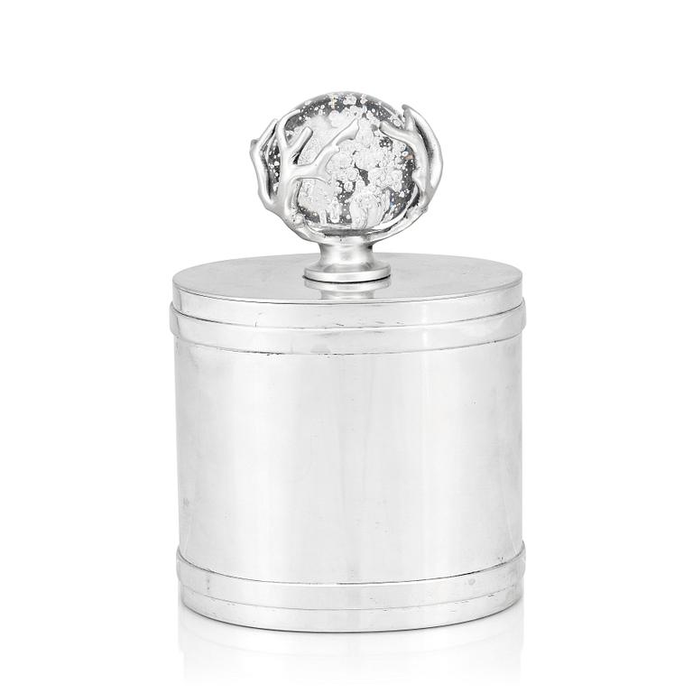 Estrid Ericson, a pewter box for Svenskt Tenn, Stockholm 1976.