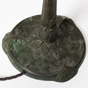 Table lamp, Jugend, Böhlmarks, 1907-24.