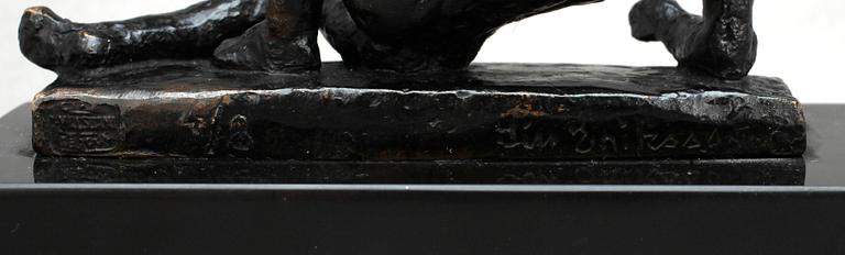 LISS ERIKSSON, skulptur, brons, sign o numrerad 4/8. Gjutarmärkt Cire Perdue Valsuani.