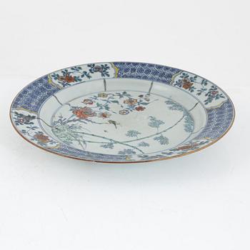 A large doucai dish, Qing dynasty, Yongzheng (1723-35).