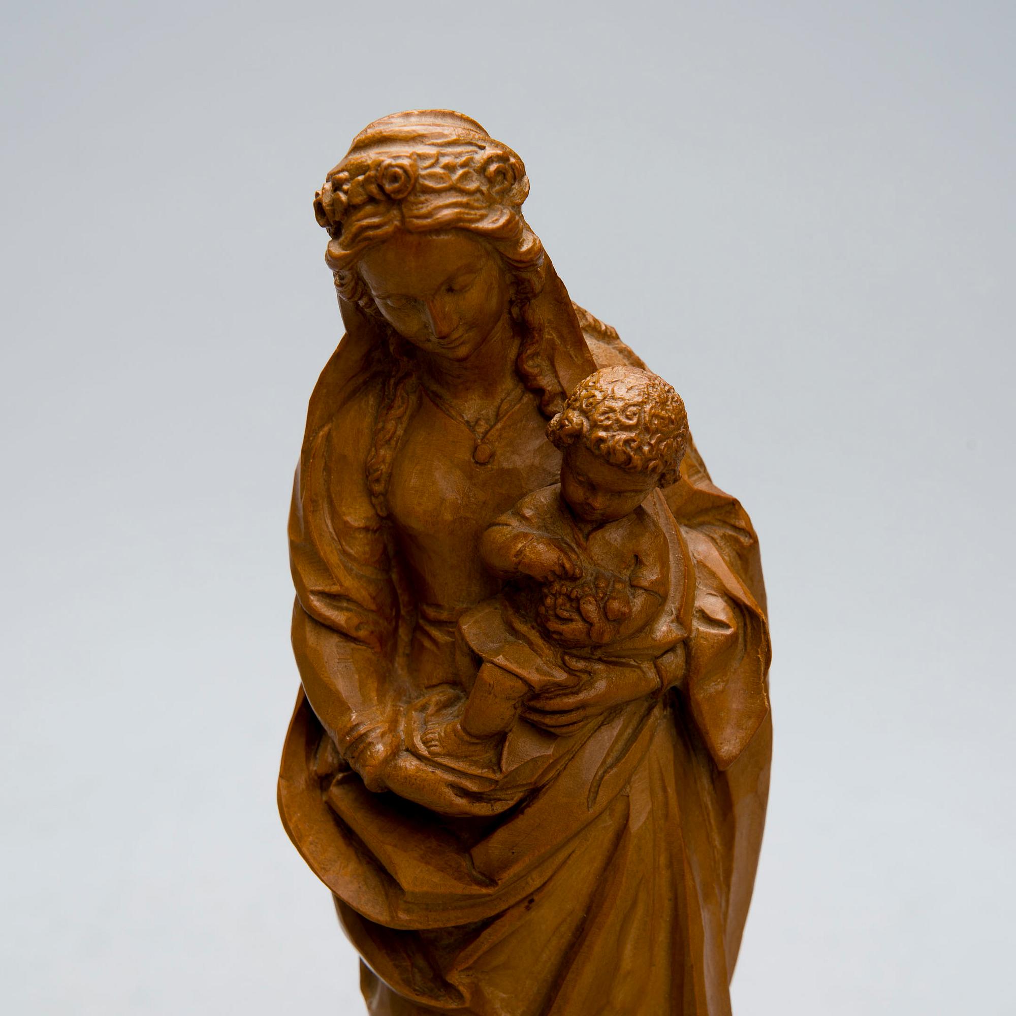 SKULPTUR, trä, nygotik, Mellaneuropa, 1800-talets slut.