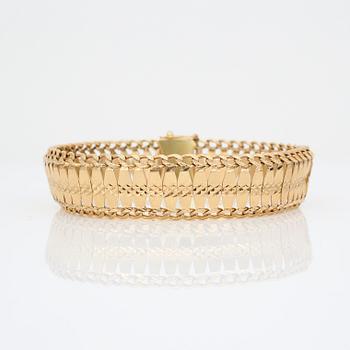 ARMBAND, 18K guld, Spanien, efter 1934. Vikt ca 25 g.