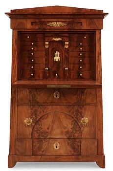 384. A Swedish Empire secretaire by J. Öman, master 1815.