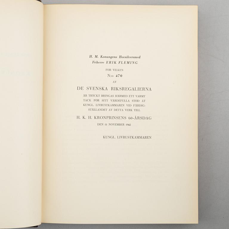 Books, 19 volumes, including Gustaf Elgenstierna's 'Svenska Adelns Ättartavlor'.