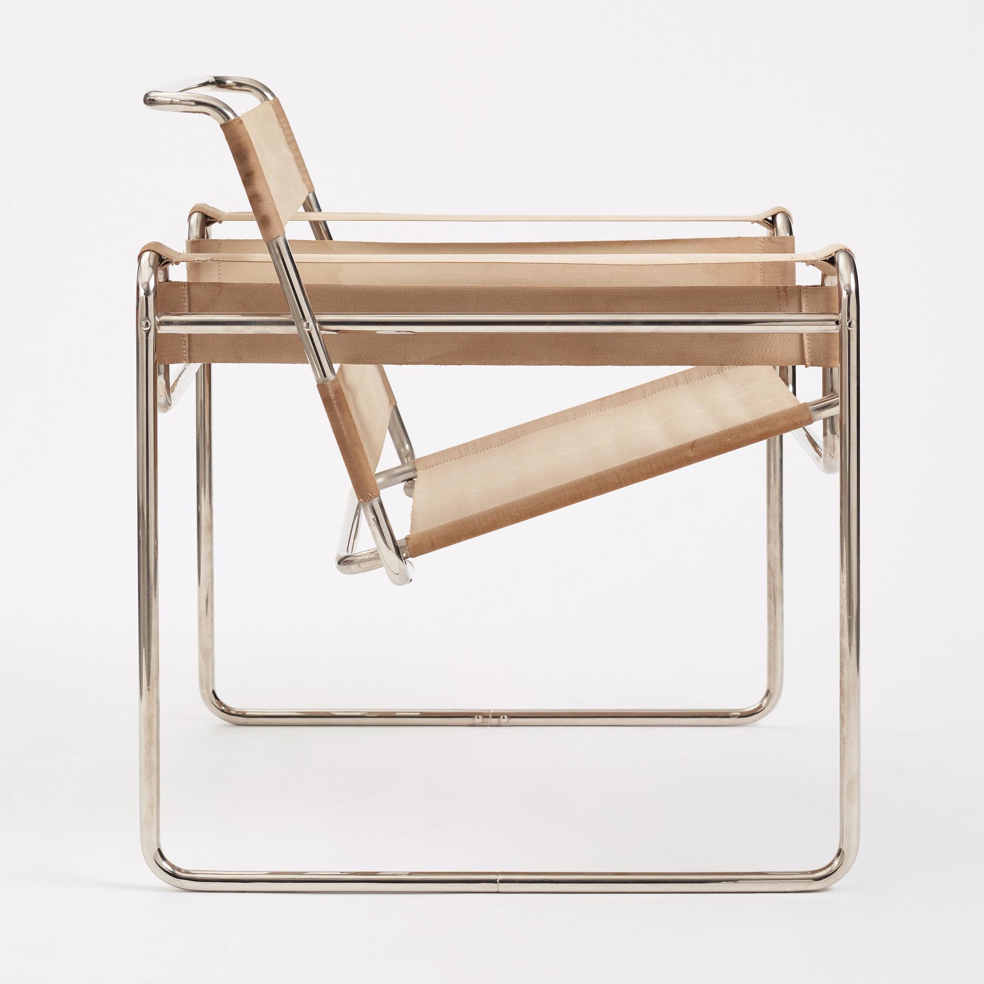 Marcel Breuer, a "B3", easy chair, Standard Möbel, Germany ca 1927-1928.