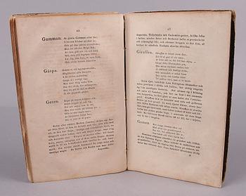 ABC-bok, "Prinsessans ABC bok" av Fredrik Boije af Gennäs, Stockholm 1835.