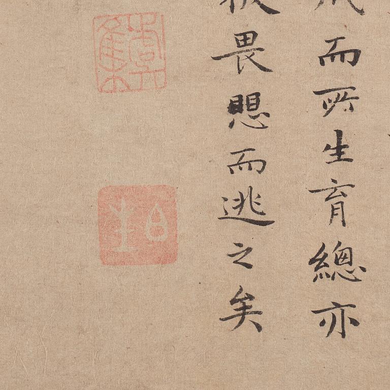 A Chinese album with paintings of Envoys Presenting Tribute  职贡图(Zhigong tu), probably 17thCentury, after an old master.