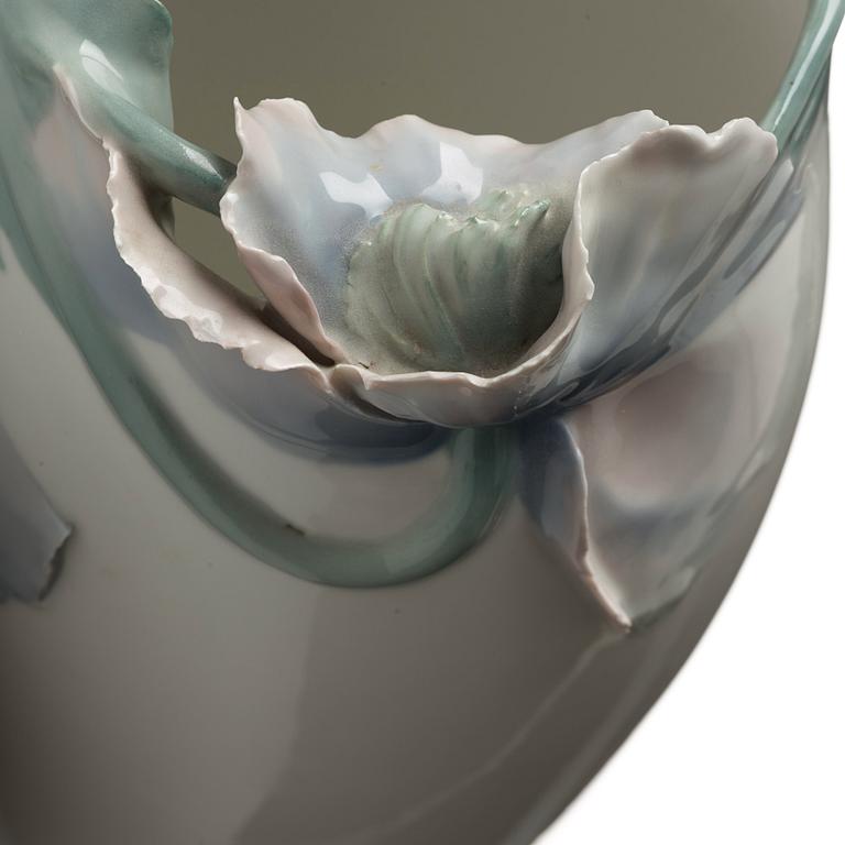 Algot Erikson, an Art Nouveau porcelain vase, Rörstrand, Sweden ca 1900.