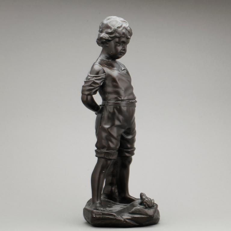 SKULPTUR, glaserad gips, efter Per Hasselberg, stämplad G. Bernardi Konstgjuteri, Göteborg, (verksam 1911-1953 (1976)).