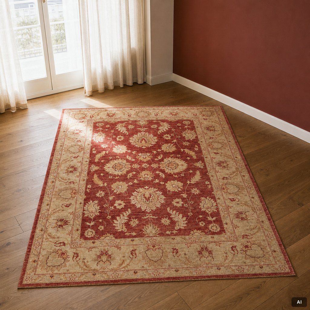 An Ushak carpet, c. 238 x 170 cm.