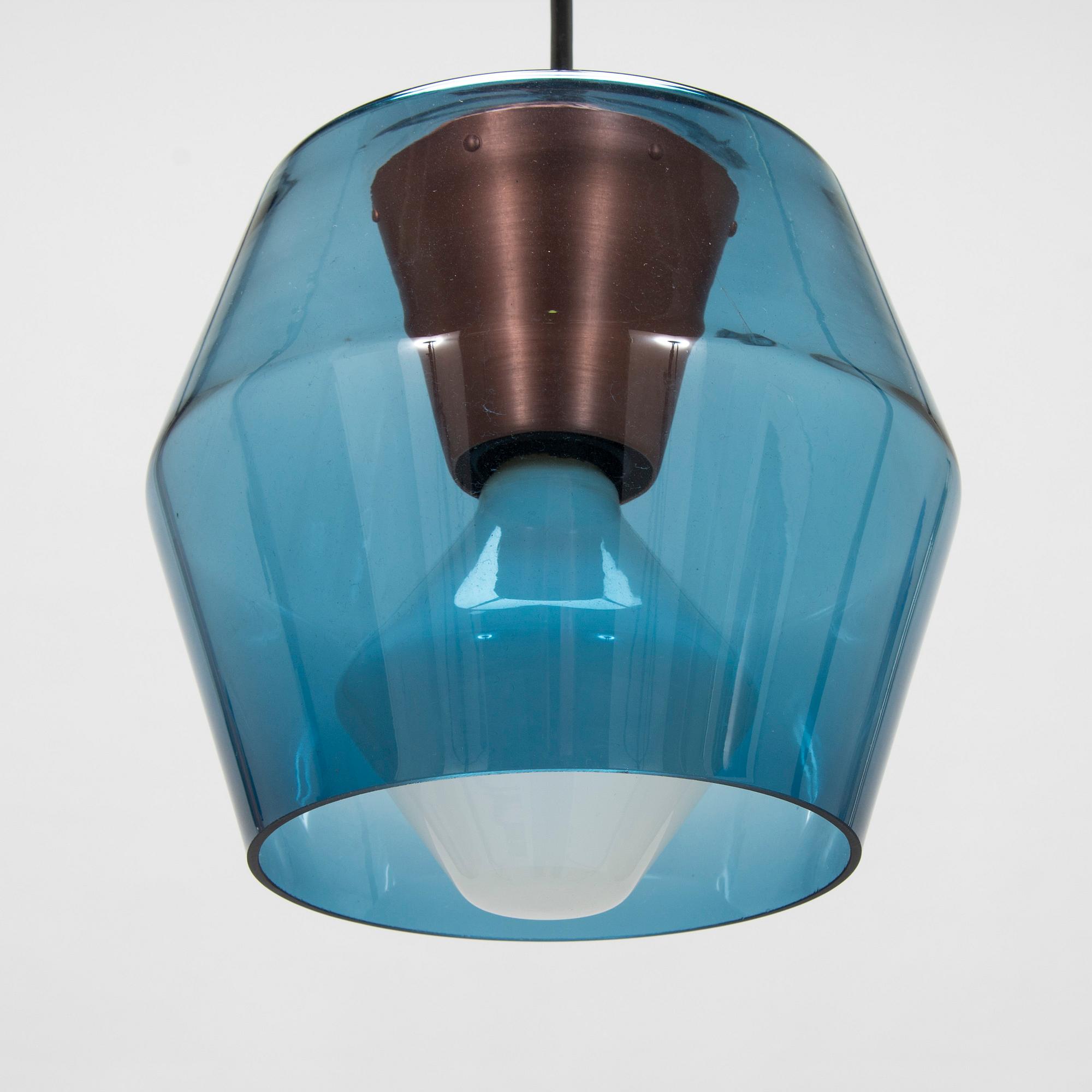 Tapio Wirkkala, taklampa, modell K2-134, Iittala/Idman 1960-tal.