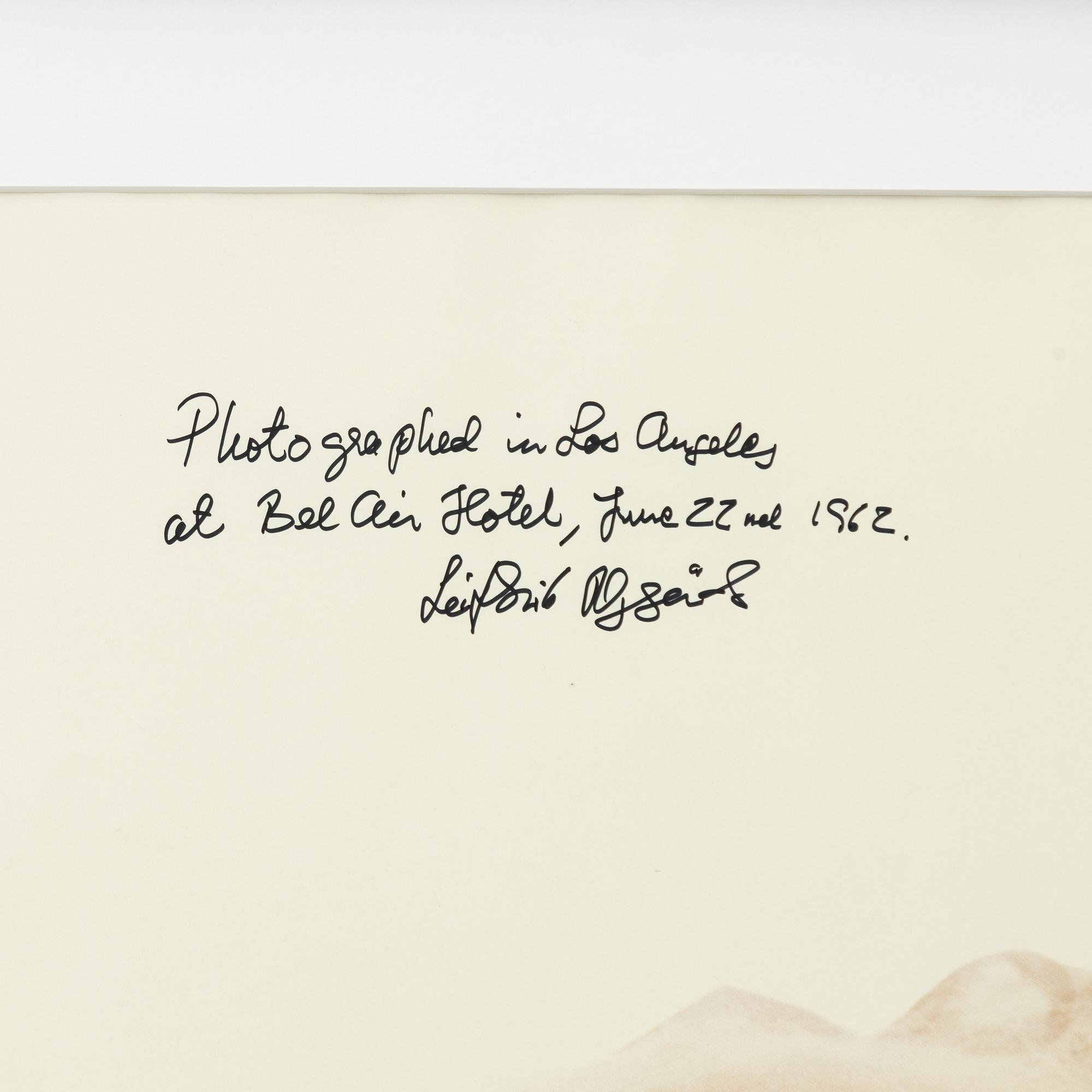 Leif-Erik Nygårds, signed offset.