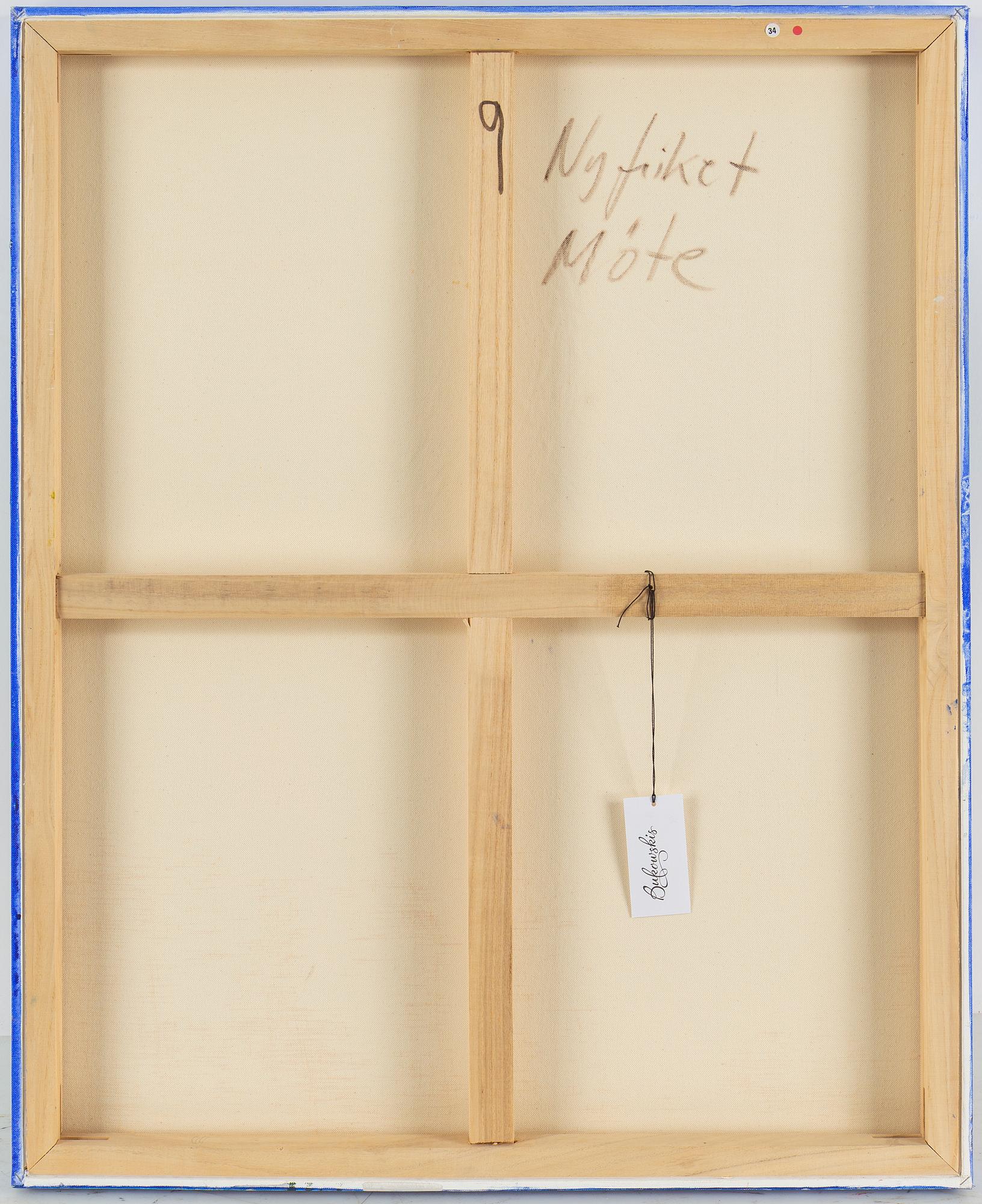 BIRGITTE SÖNDERGAARD, olja på duk, signerad.